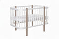 Baby Crib ELIN - Cappuccino/White - SpeelSterk.nl