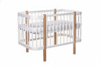 Baby Crib ELIN - Natural/White