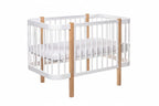 Baby Crib ELIN - Natural/White - SpeelSterk.nl