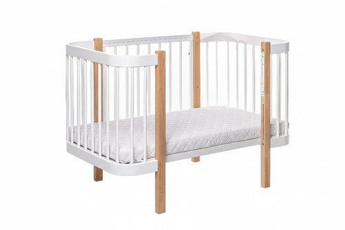 Baby Crib ELIN - Natural/White - SpeelSterk.nl