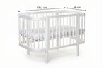 Baby Crib ELIN - White - SpeelSterk.nl
