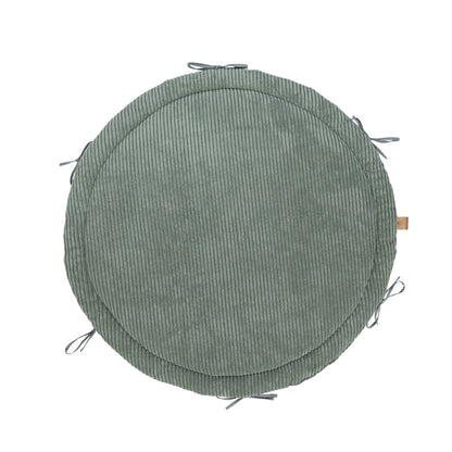 Baby Nest & Play Mat With Crib Bumper Braid - Olive Green
