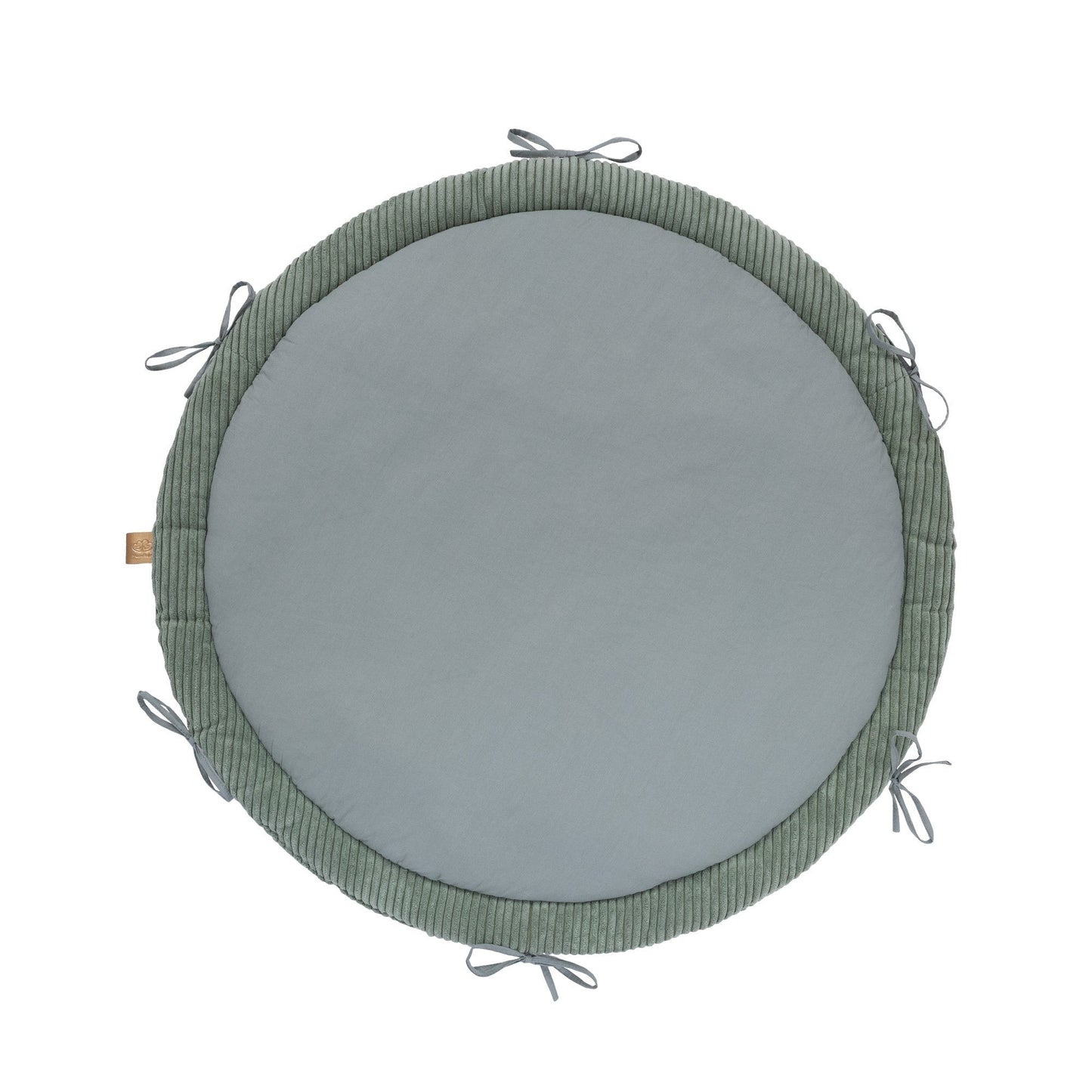 Baby Nest & Play Mat With Crib Bumper Braid - Olive Green SpeelSterk.nl