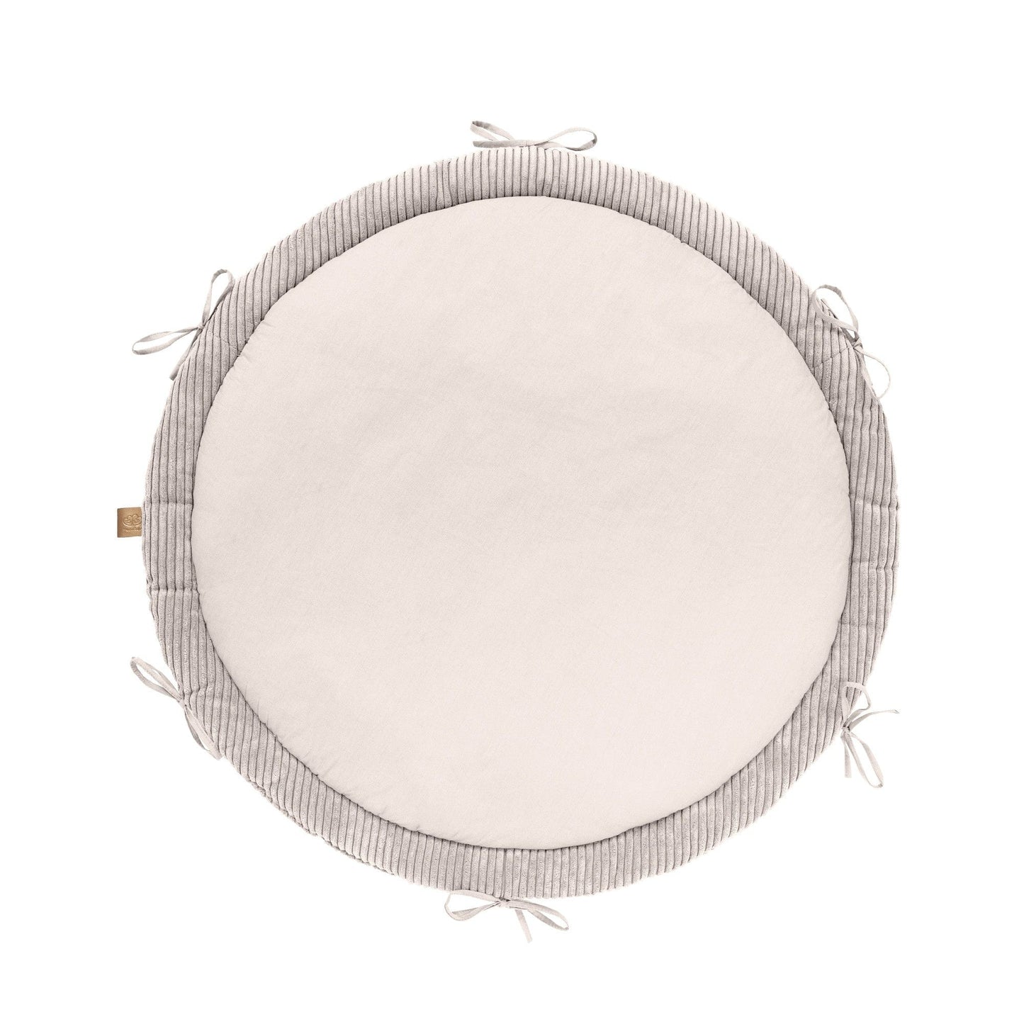 Baby Nest & Play Mat With Crib Bumper Braid - Vanilla SpeelSterk.nl