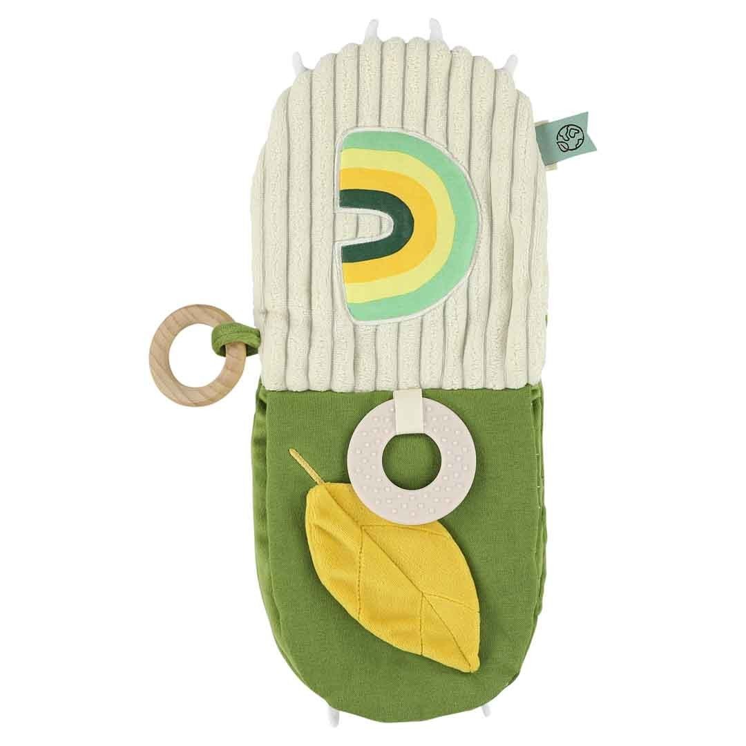 Babyboekje - Mr Dino - Zacht - Veilig - Educatief Avontuur voor Kinderen - SpeelSterk 