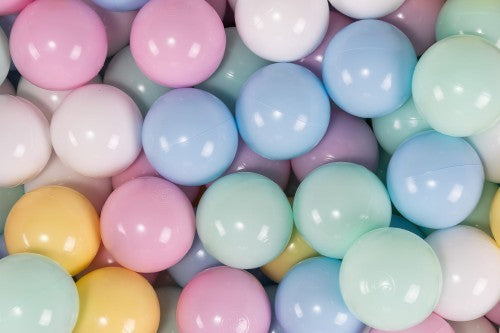 Ballenbakballen - Baby Blauw/Wit/Mint/Pastel Roze/Pastel Geel - Veilig - SpeelSterk 