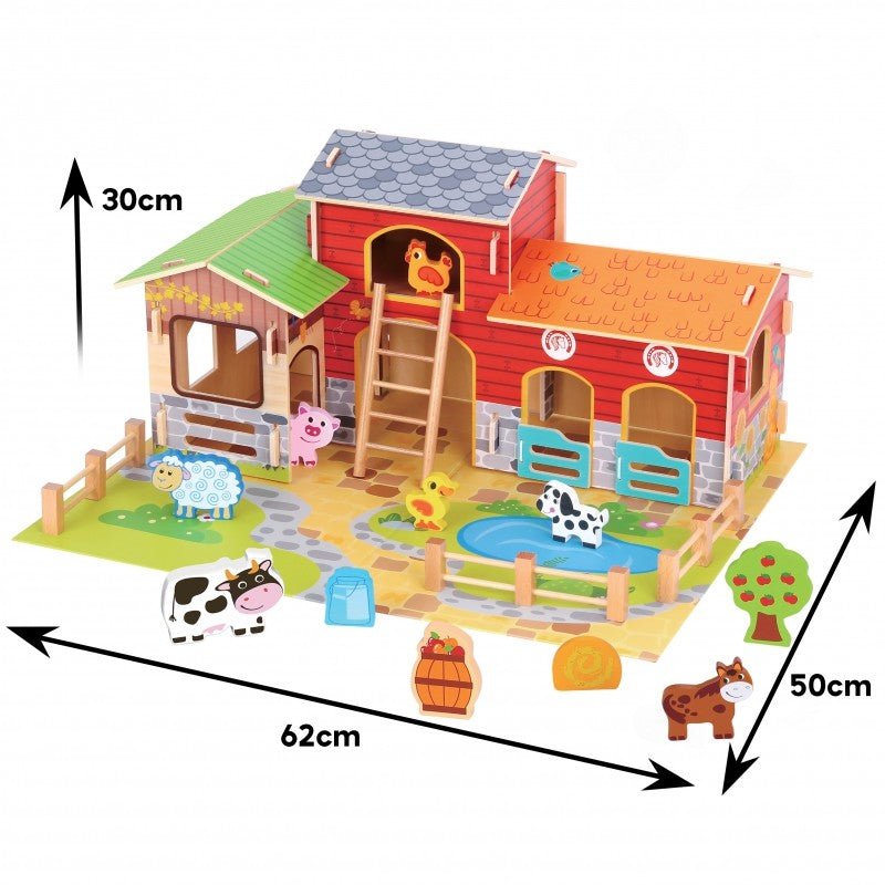 Boerderij Houten Speelset - SpeelSterk