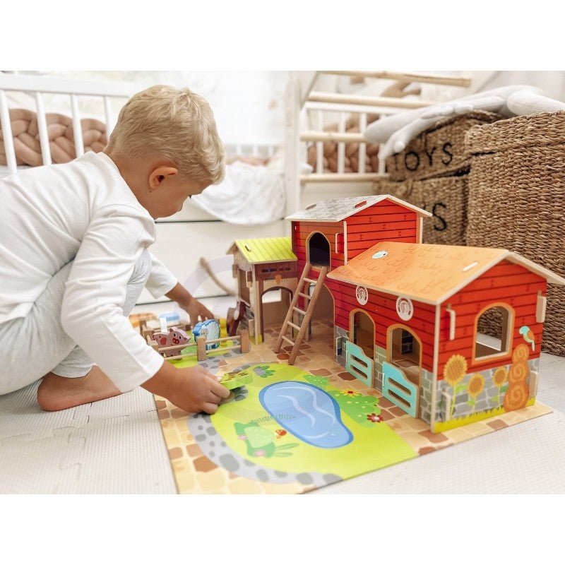 Boerderij Houten Speelset - SpeelSterk