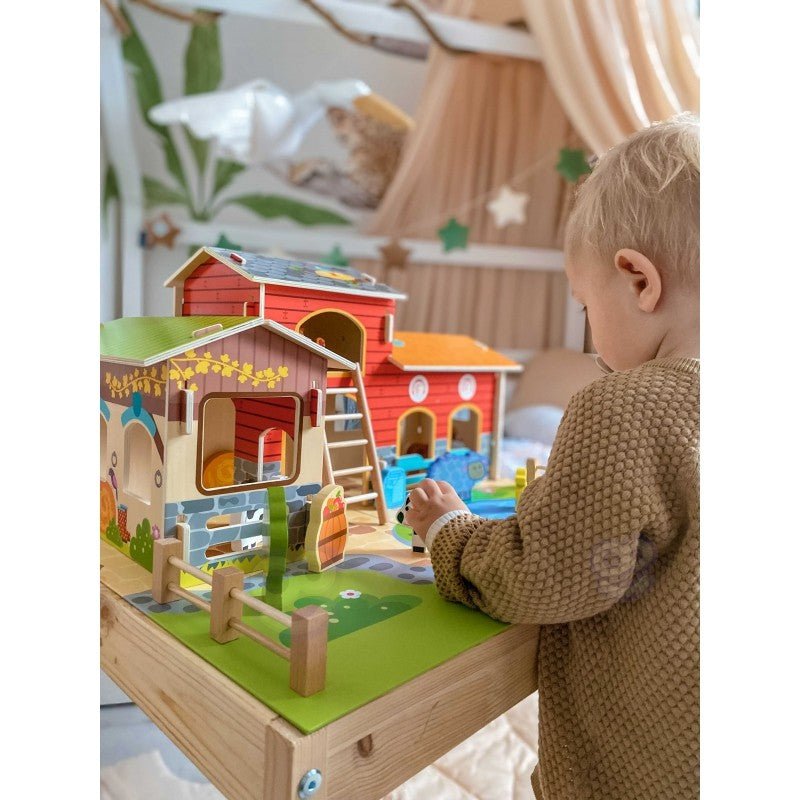 Boerderij Houten Speelset - SpeelSterk