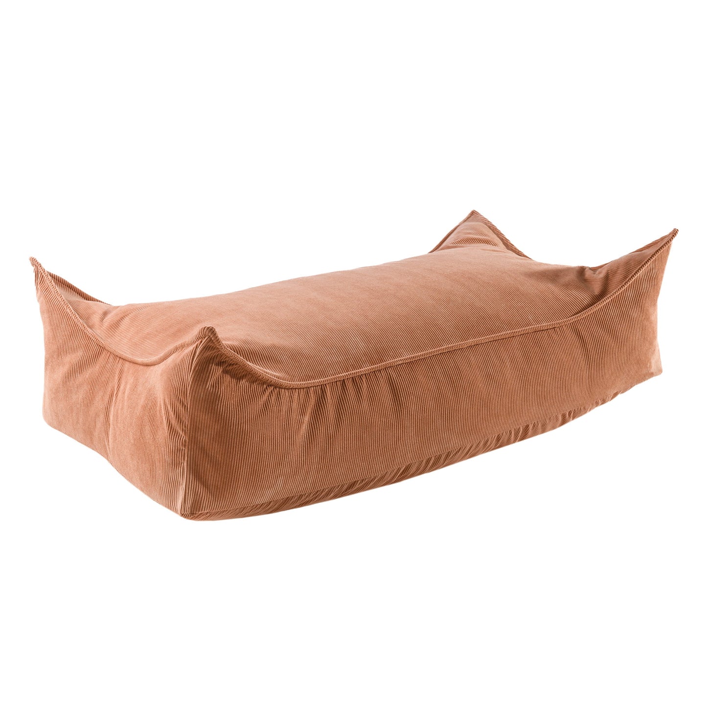 Corduroy Pouf Rechthoekig - Diverse Kleuren - Zacht en Veilig Speelcomfort - SpeelSterk  SpeelSterk
