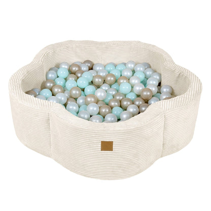 Flower Ballenbak - Beige - Veilig - Bloemvormig Design - SpeelSterk 