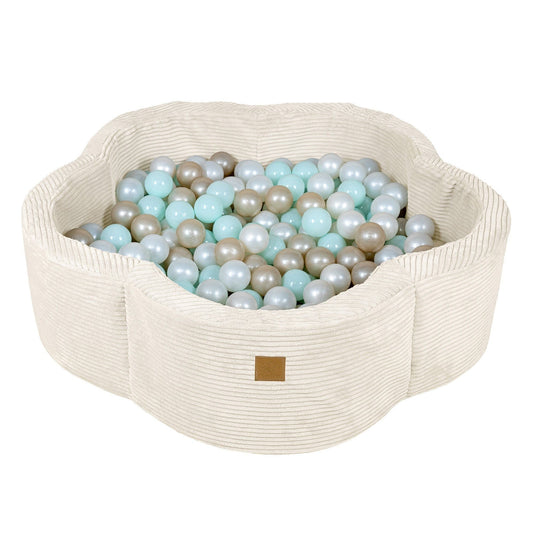 Flower Ballenbak - Beige - Veilig - Bloemvormig Design - SpeelSterk 