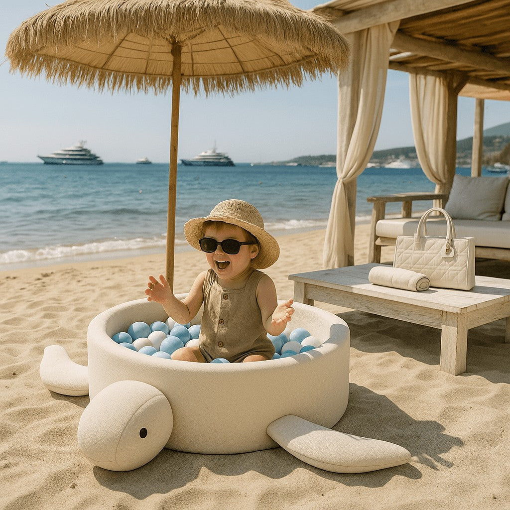 Foam Ballenbak - Beige - Zacht en Veilig Voor Kleintjes - SpeelSterk 