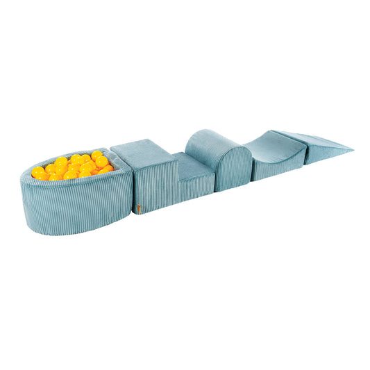Speelset - Turquoise en Geel - Veilig en Creatief - SpeelSterk 
