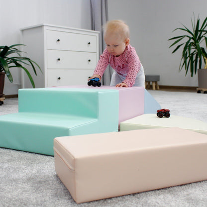 Hoek Klimset - 5-delige Zachte Speelset - Veilig Voor Actieve Kinderen - SpeelSterk 