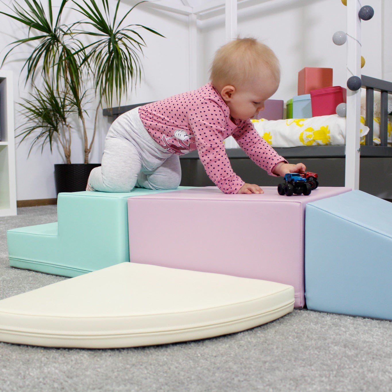 Hoek Klimset - 5-delige Zachte Speelset - Veilig Voor Actieve Kinderen - SpeelSterk 