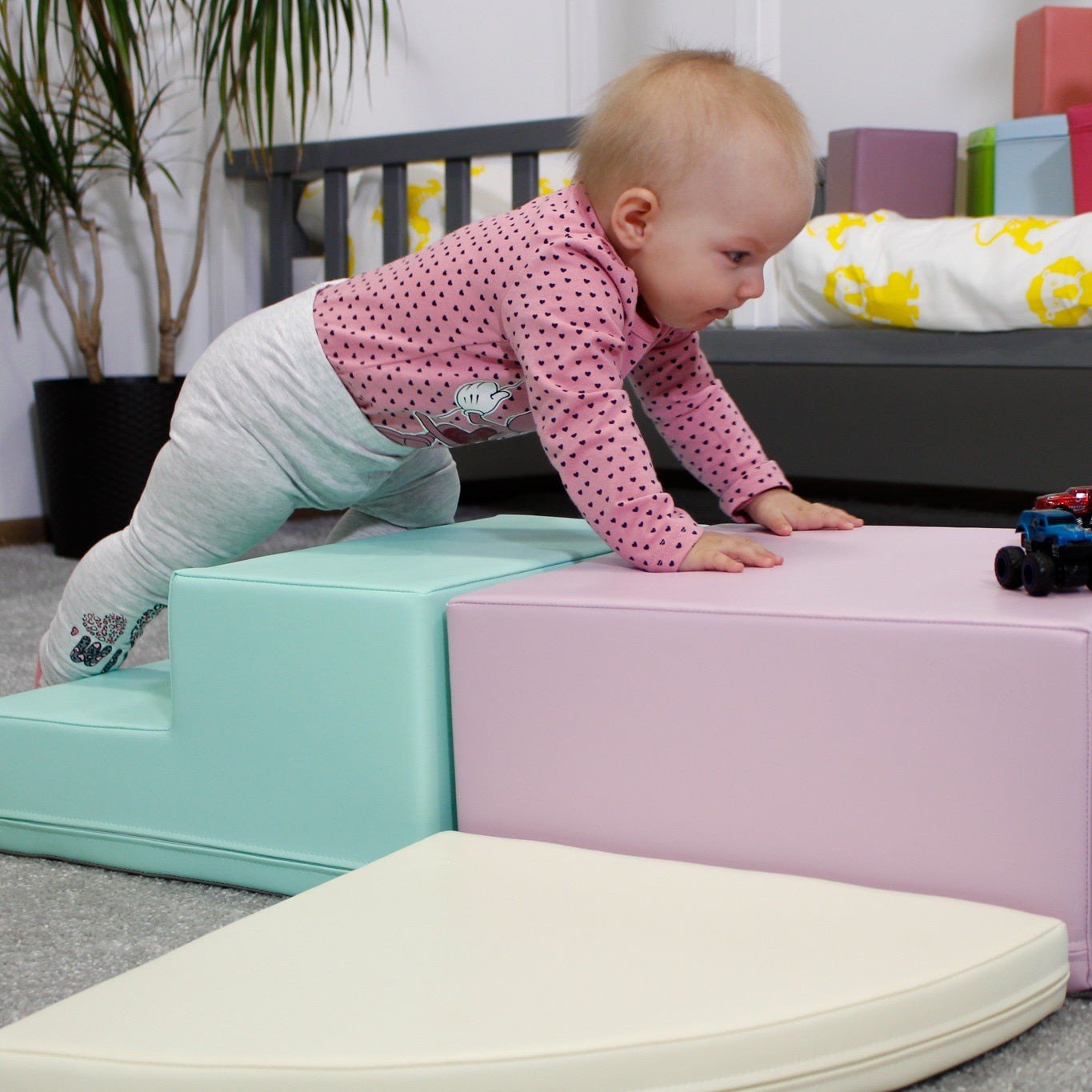 Hoek Klimset - 5-delige Zachte Speelset - Veilig Voor Actieve Kinderen - SpeelSterk 