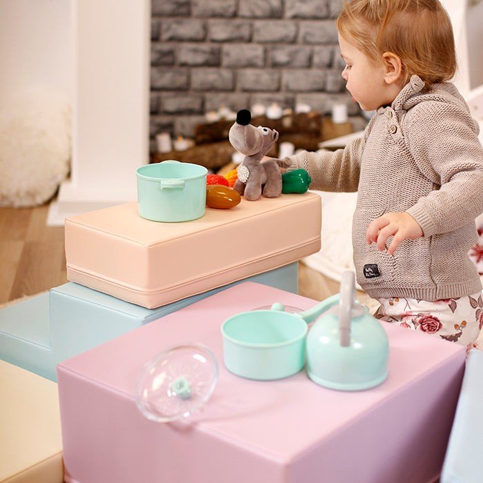 Hoek Klimset - 5-delige Zachte Speelset - Veilig Voor Actieve Kinderen - SpeelSterk 