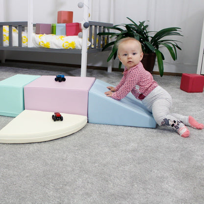Hoek Klimset - 5-delige Zachte Speelset - Veilig Voor Actieve Kinderen - SpeelSterk 