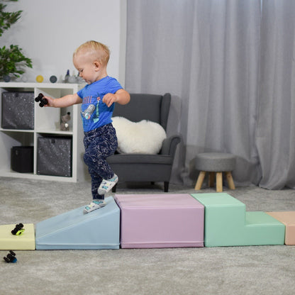 Hoek Klimset - 5-delige Zachte Speelset - Veilig Voor Actieve Kinderen - SpeelSterk 