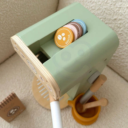 Houten Barista Set - Kleurrijk - Creatief Spel voor Jonge Barista's - SpeelSterk 