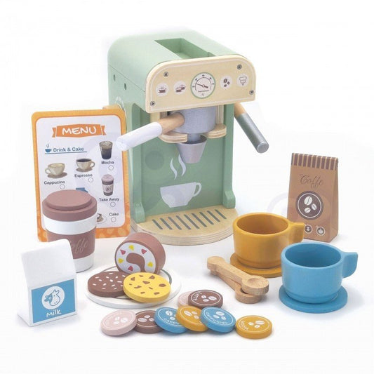 Houten Barista Set - Kleurrijk - Creatief Spel voor Jonge Barista's - SpeelSterk 