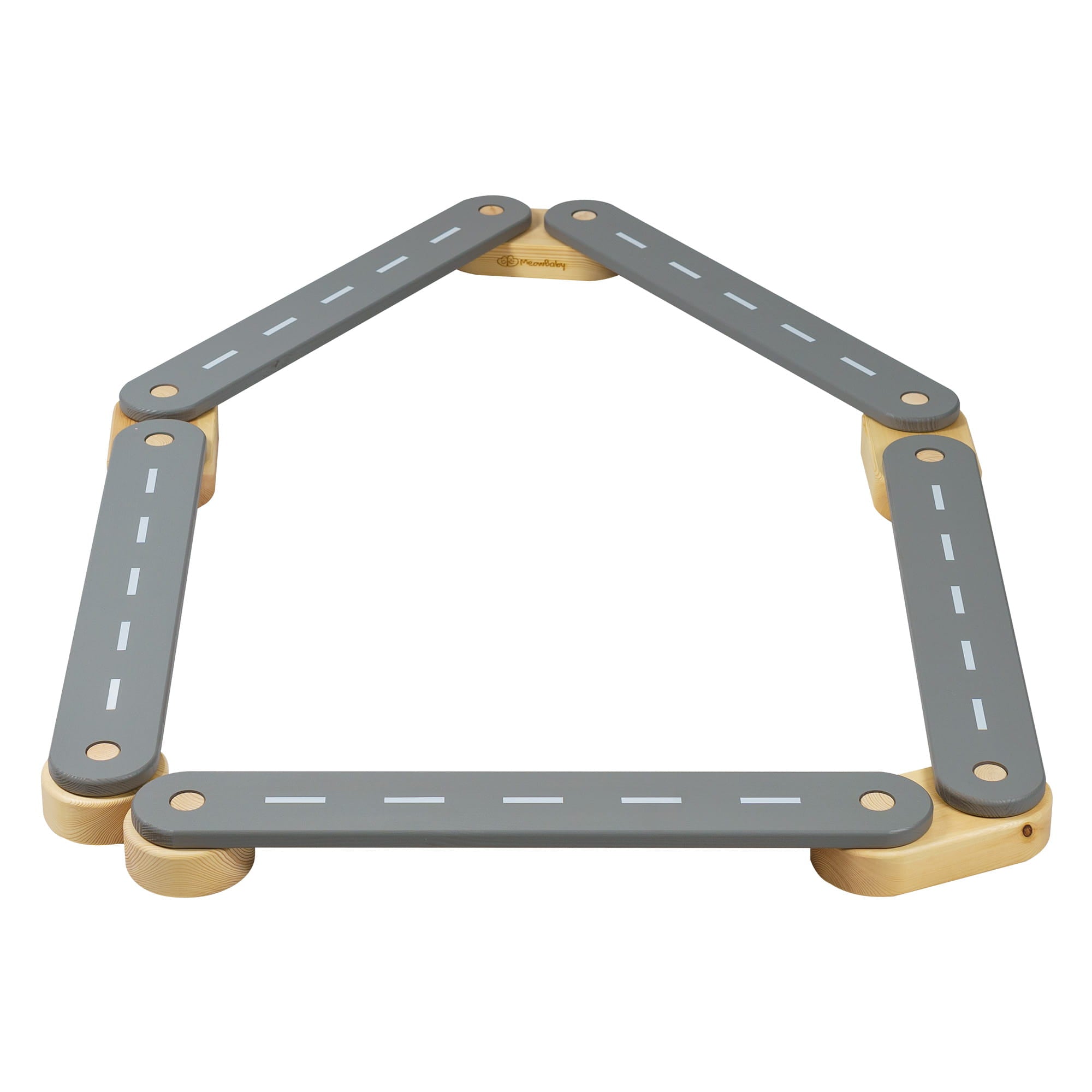 Houten Evenwichtsbalk - Kleurrijk - Educatief en Motorisch Ontwikkelend - SpeelSterk 