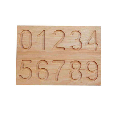 Houten Montessori Telbord - Educatief - Duurzaam - Voor Jonge Ontdekkingsreizigers - SpeelSterk 