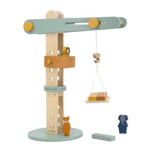 Houten Speelgoedkraan - Multicolor - Creatief en Educatief Speelgoed - SpeelSterk 