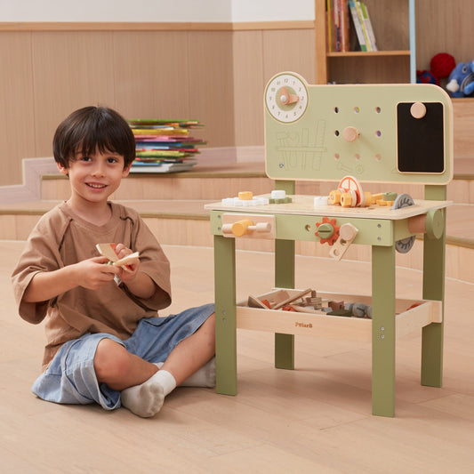 Houten Werkbank – Timmeren, Repareren & Spelen - SpeelSterk