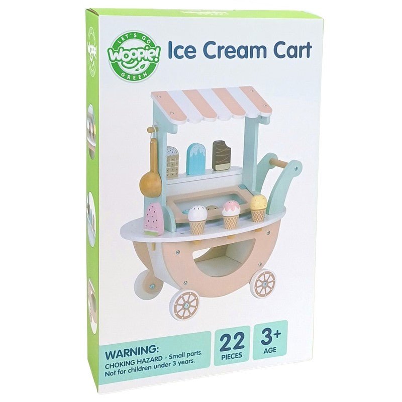 Houten XXL IJswagen - Pastel - SpeelSterk