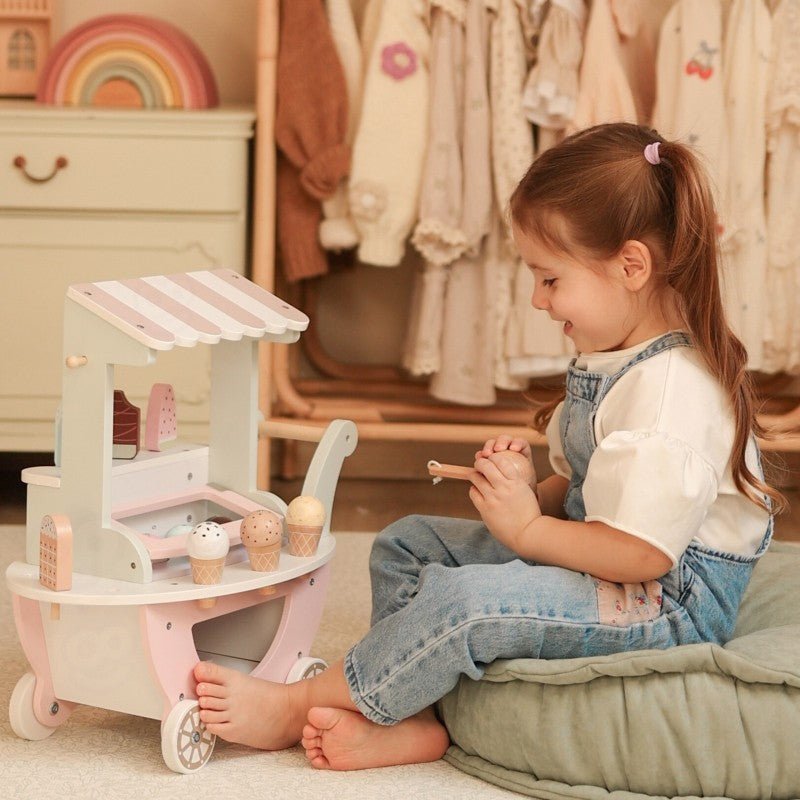 Houten XXL IJswagen - Pastel - SpeelSterk
