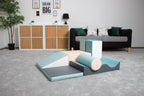 Soft Play 7 Foam Block Set - Light Pastel Discoverer