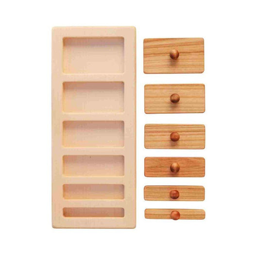 Houten Puzzelblokken - Multicolor - Veilig en Educatief Speelgoed - SpeelSterk 