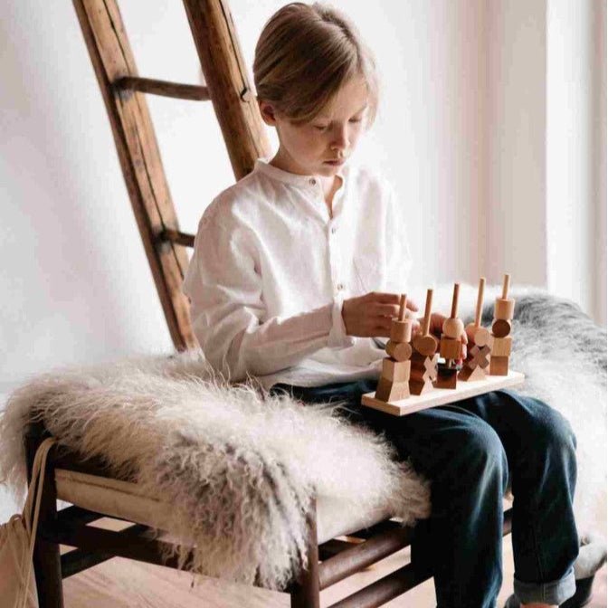 Houten Puzzel - Natuurlijk - Educatief - Veilig Speelgoed voor Kinderen - SpeelSterk 