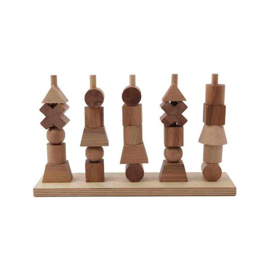 Houten Puzzel - Natuurlijk - Educatief - Veilig Speelgoed voor Kinderen - SpeelSterk 