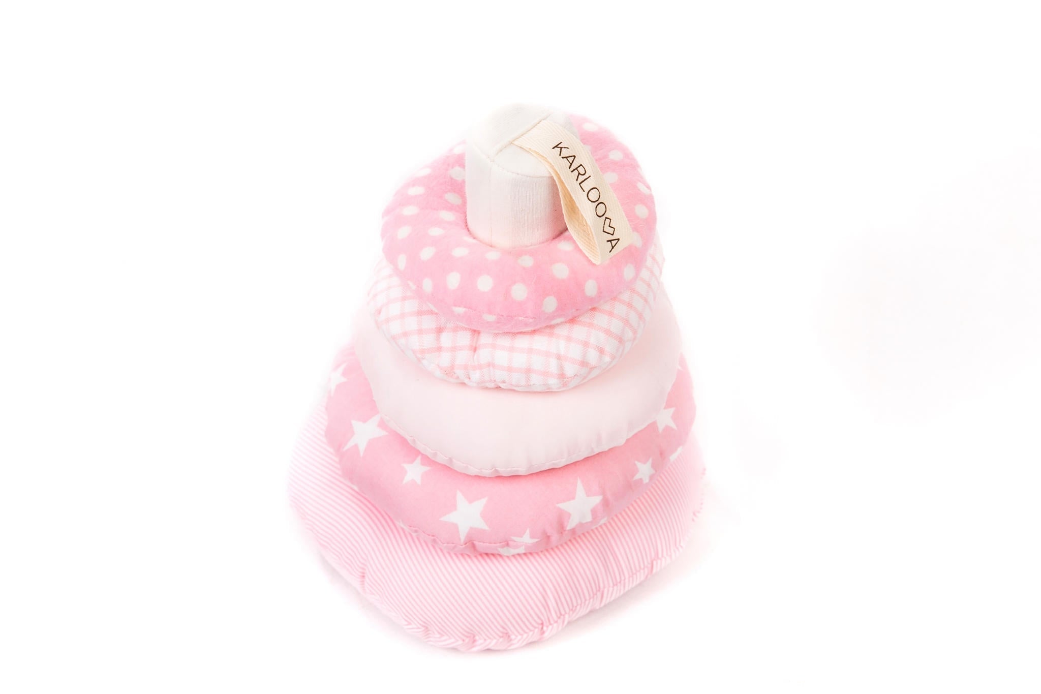 Toren - Zintuigstapelspel - Blauw of Roze - Veilig en Educatief - SpeelSterk 