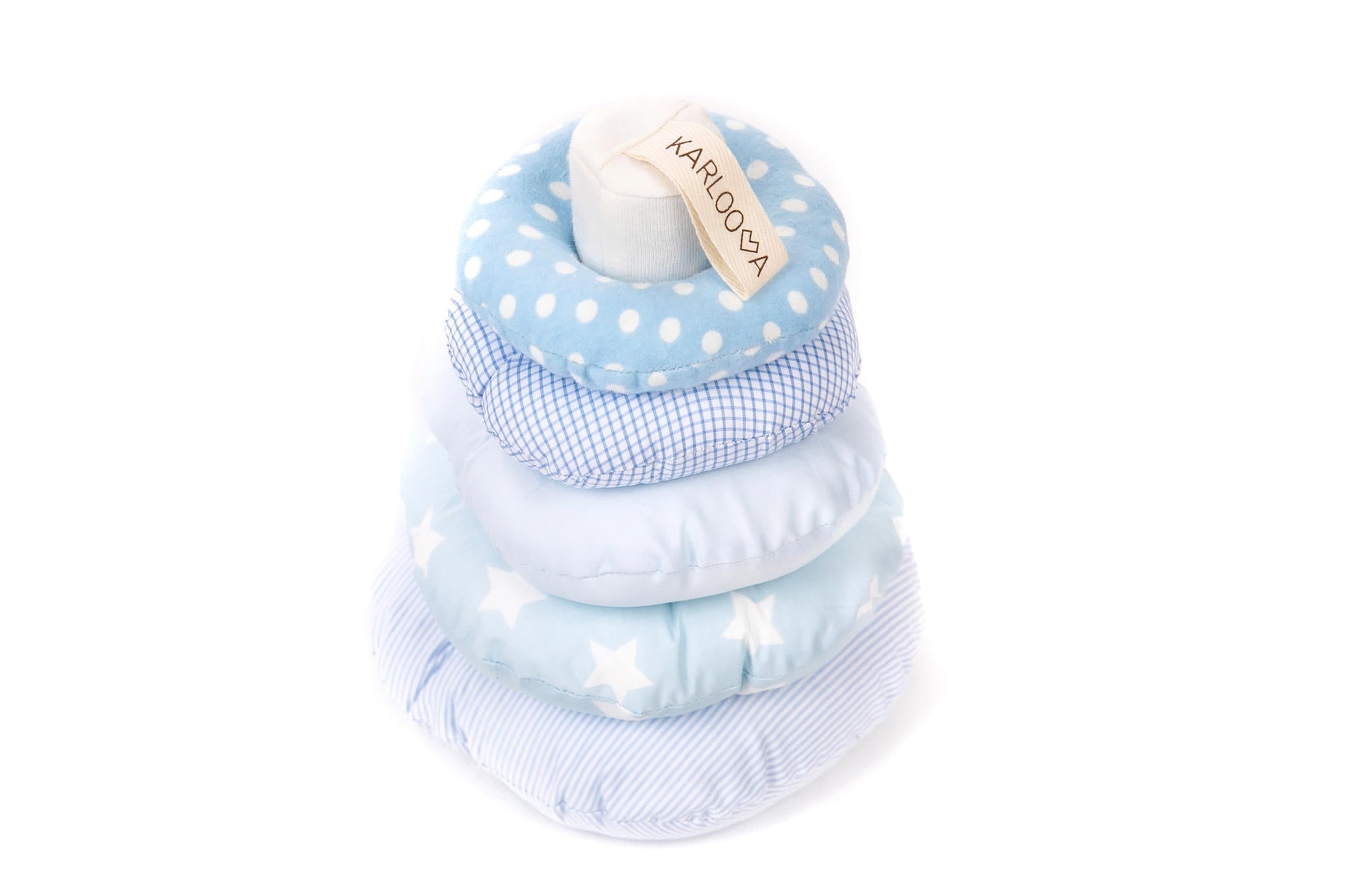 Toren - Zintuigstapelspel - Blauw of Roze - Veilig en Educatief - SpeelSterk 