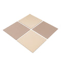 Large Foam Puzzle Mats - Beige / Dark Beige