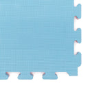 Large Foam Puzzle Mats - Baby Pink / Baby Blue - SpeelSterk.nl