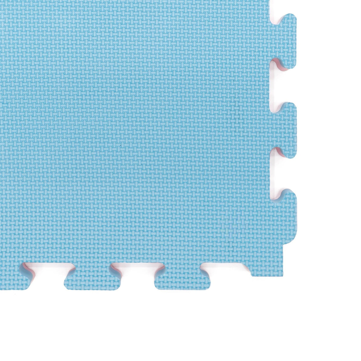 Large Foam Puzzle Mats - Baby Pink / Baby Blue - SpeelSterk.nl