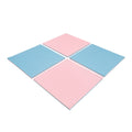 Large Foam Puzzle Mats - Baby Pink / Baby Blue - SpeelSterk.nl