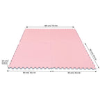 Large Foam Puzzle Mats - Baby Pink / Baby Blue - SpeelSterk.nl