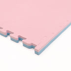 Large Foam Puzzle Mats - Baby Pink / Baby Blue - SpeelSterk.nl