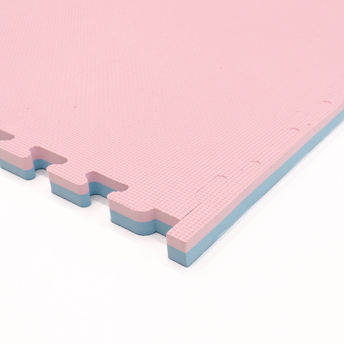 Large Foam Puzzle Mats - Baby Pink / Baby Blue - SpeelSterk.nl