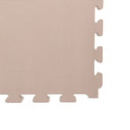 Large Foam Puzzle Mats - Beige / Dark Beige - SpeelSterk.nl