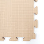 Large Foam Puzzle Mats - Beige / Dark Beige - SpeelSterk.nl