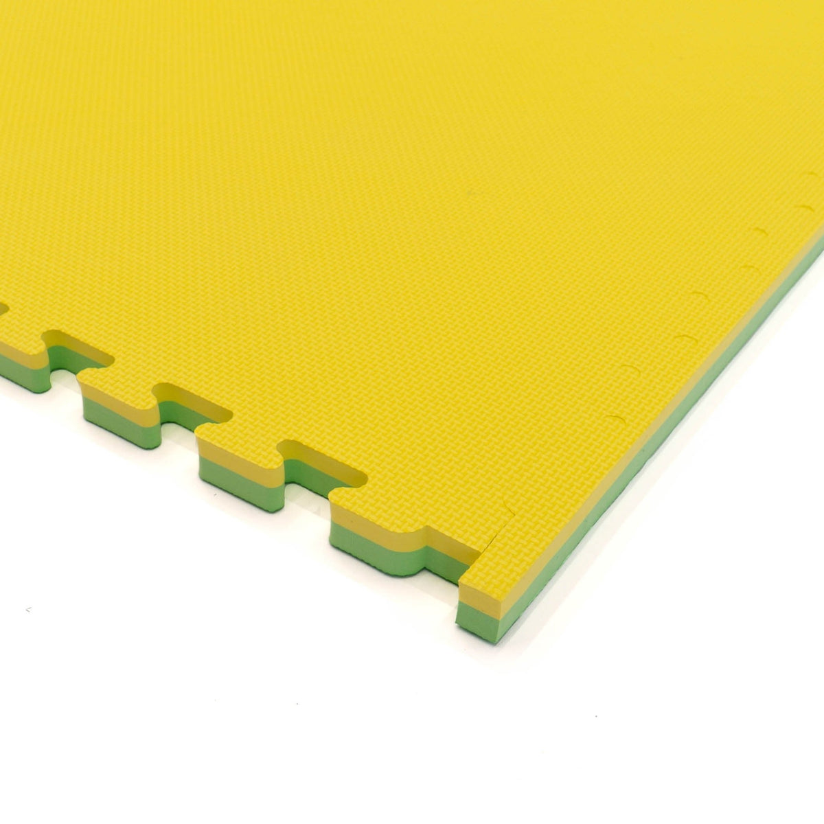 Large Foam Puzzle Mats - Spring Green / Yellow - SpeelSterk.nl
