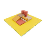 Large Foam Puzzle Mats - Spring Green / Yellow - SpeelSterk.nl