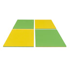 Large Foam Puzzle Mats - Spring Green / Yellow - SpeelSterk.nl